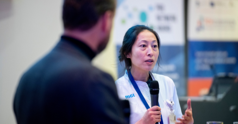 CMIO Dan Zhang van het MCL bij de Slimme Zorg Estafette 2023 - RSONL